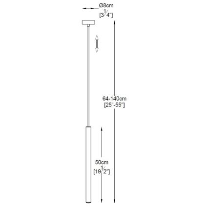 Zuma Line - Lámpara de araña LED LED/5W/230V