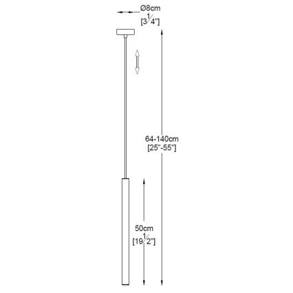 Zuma Line - Lámpara de araña LED LED/5W/230V