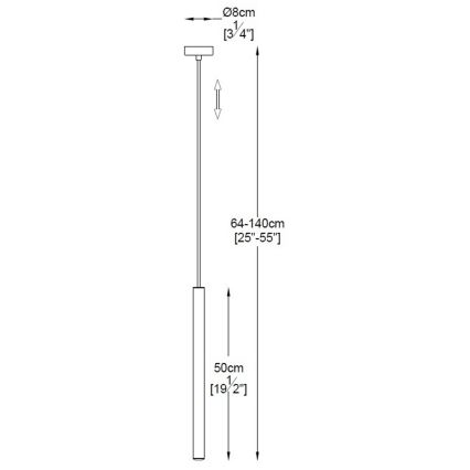 Zuma Line - Lámpara de araña LED LOYA LED/5W/230V