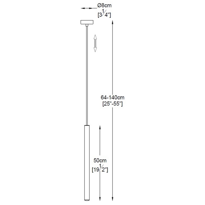 Zuma Line - Lámpara de araña LED LOYA LED/5W/230V
