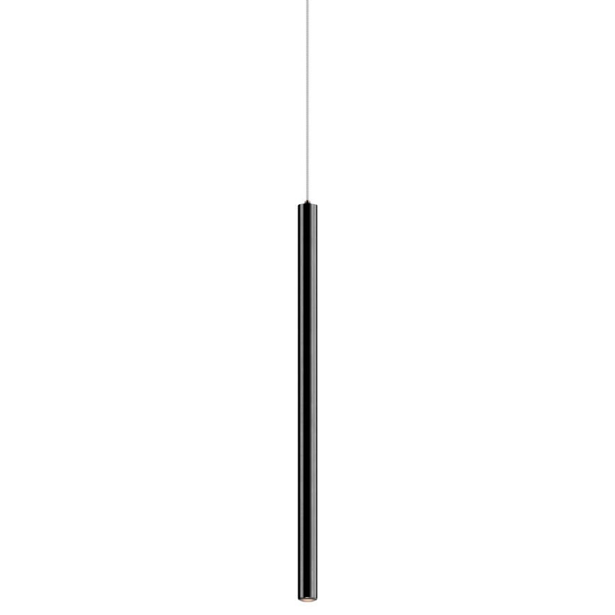 Zuma Line - Lámpara LED colgante LED/5W/230V negro cromo brillante