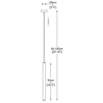 Zuma Line - Lámpara de araña LED LED/5W/230V