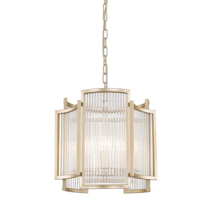 Zuma Line - Lámpara colgante con cadena 3xE14/60W/230V dorado