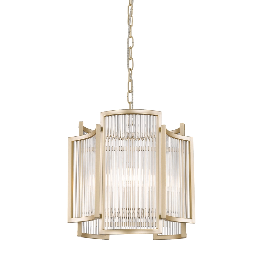 Zuma Line - Lámpara colgante con cadena 3xE14/60W/230V dorado