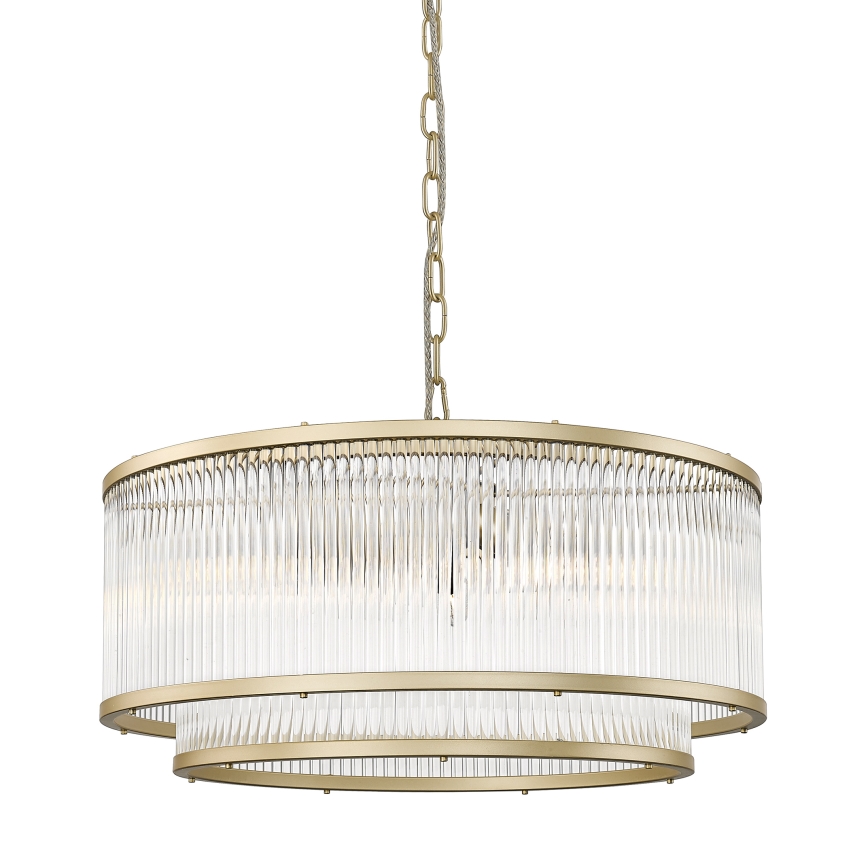 Zuma Line - Lámpara colgante con cadena 6xE14/60W/230V dorado