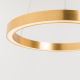 Zuma Line - Lámpara colgante LED LED/40W/230V 50 cm diámetro dorado