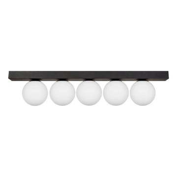 Zuma Line - Plafón 5xG9/8W/230V negro