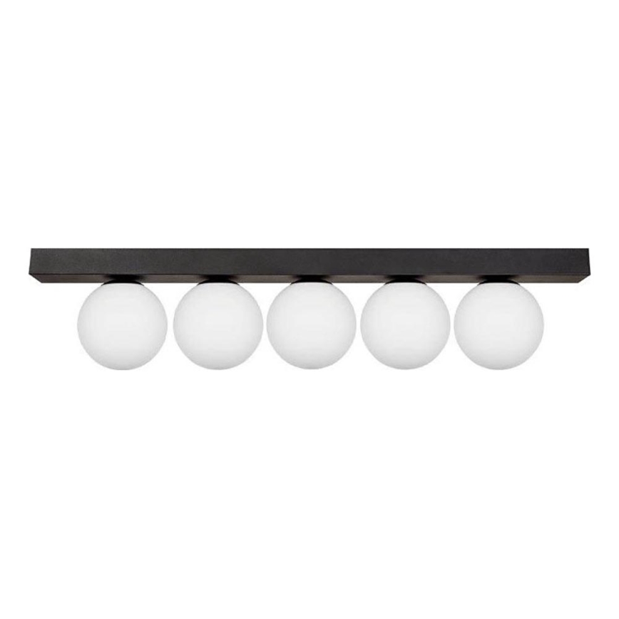 Zuma Line - Plafón 5xG9/8W/230V negro