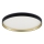 Zuma Line - Plafón de baño LED RGBW regulable LED/32W/230V + LED/8W 3000-6000K IP44 negro/dorado + mando a distancia
