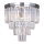 Zuma Line - Plafón de cristal 5xE14/40W/230V cromo brillante