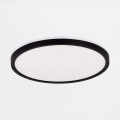 Zuma Line - Plafón LED regulable LED/26,5W/230V + LED/6,5W 3000/4000/5500K diá. 32 cm negro