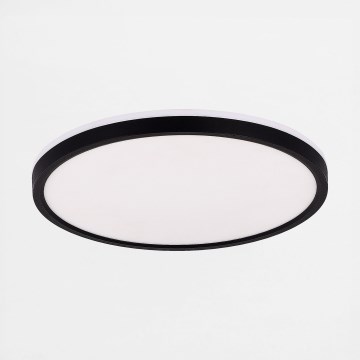 Zuma Line - Plafón LED regulable LED/26,5W/230V + LED/6,5W 3000/4000/5500K diá. 32 cm negro