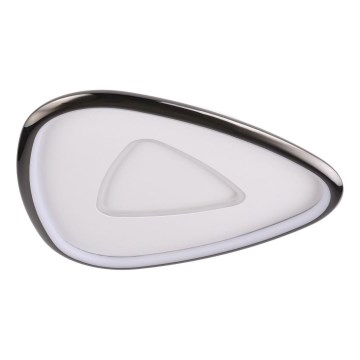 Zuma Line - Plafón LED regulable LED/27W/230V 3000K negro cromo brillante
