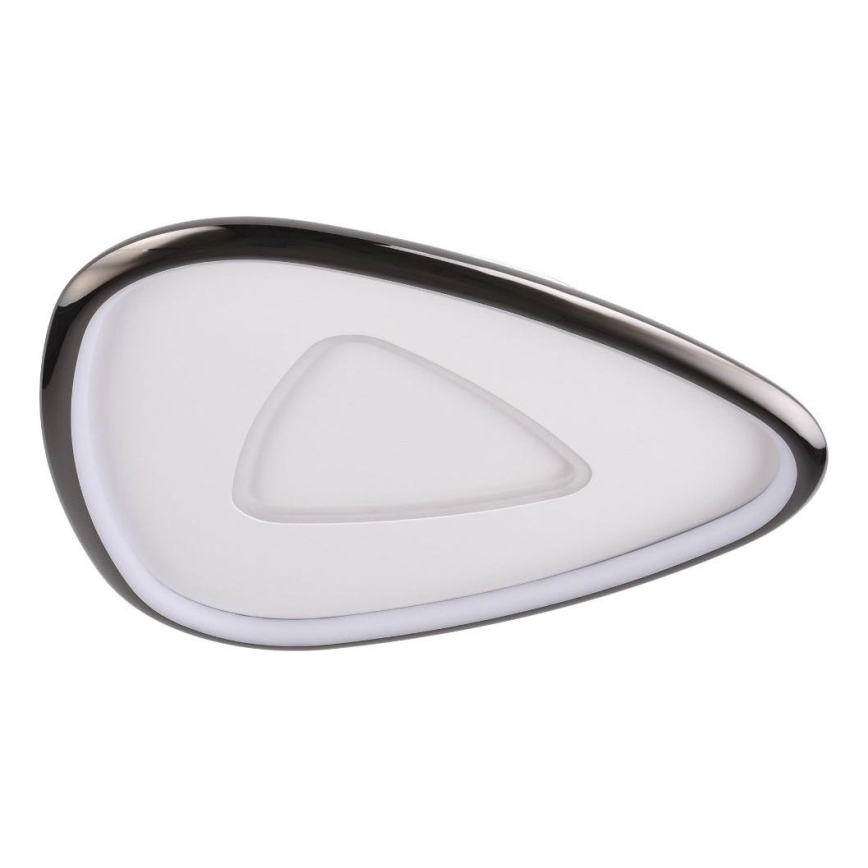 Zuma Line - Plafón LED regulable LED/27W/230V 3000K negro cromo brillante