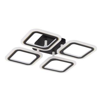 Zuma Line - Plafón LED regulable LED/30W/230V 3000-6000K negro + control remoto