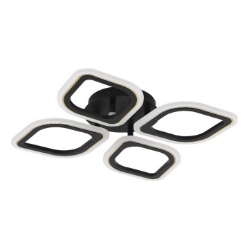 Zuma Line - Plafón LED regulable LED/30W/230V 3000-6000K negro + control remoto