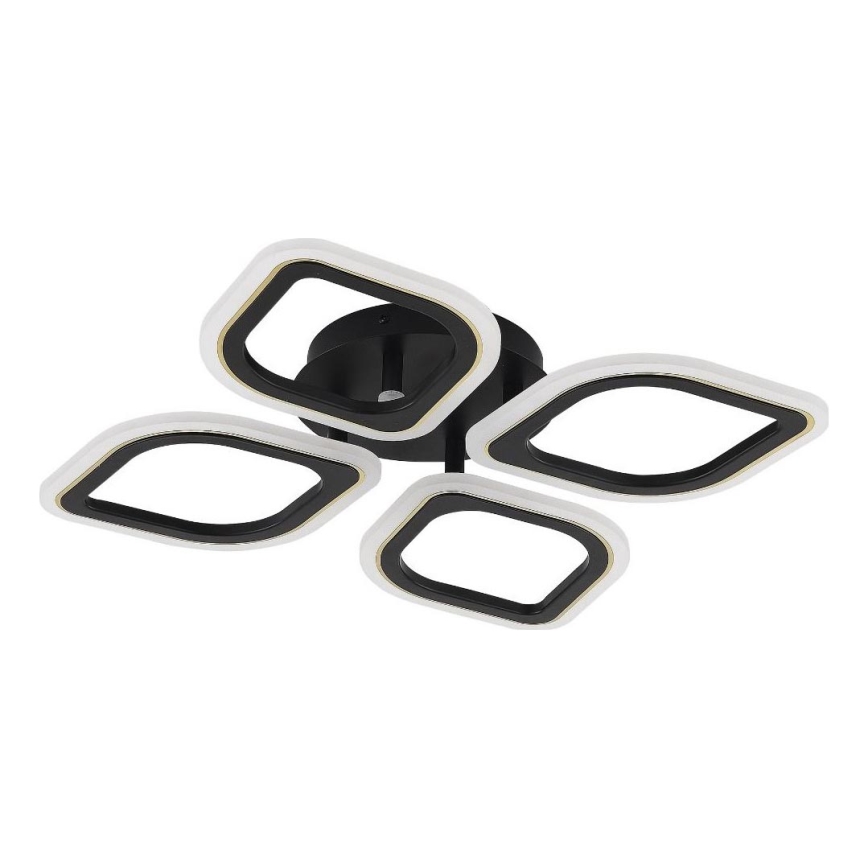 Zuma Line - Plafón LED regulable LED/30W/230V 3000-6000K negro + control remoto