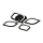 Zuma Line - Plafón LED regulable LED/30W/230V 3000-6000K negro + control remoto