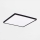 Zuma Line - Plafón LED regulable LED/38W/230V + LED/12W 3000/4000/5500K 40x40 cm negro