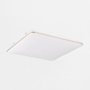 Zuma Line - Plafón LED regulable LED/48W/230V 53x53 cm dorado