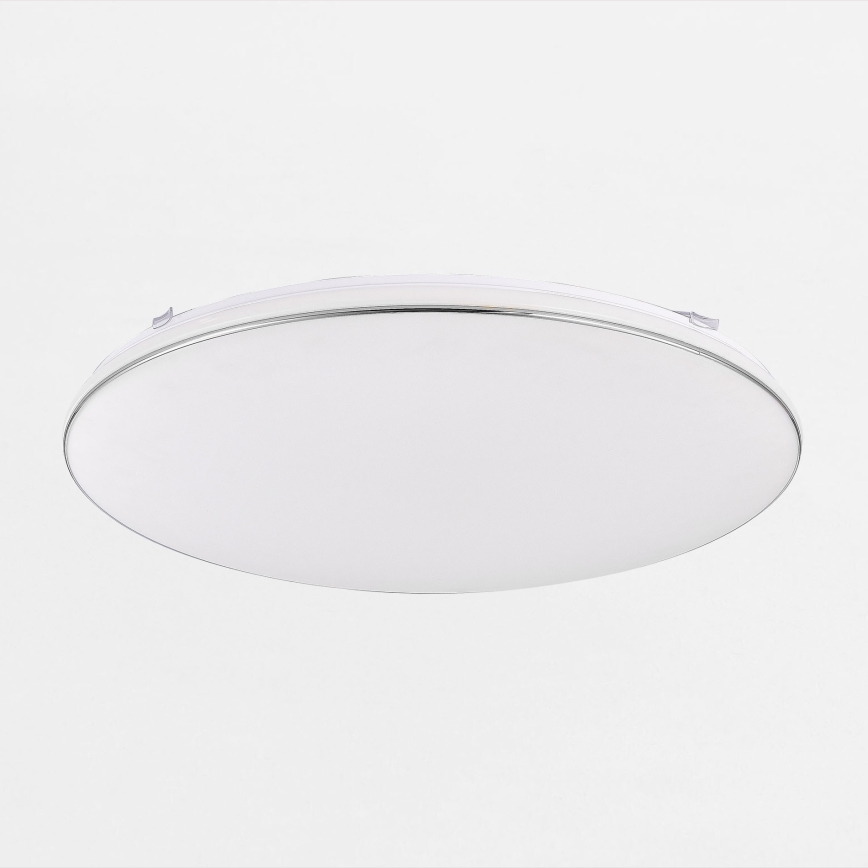 Zuma Line - Plafón LED regulable LED/48W/230V diá. 53 cm cromo brillante