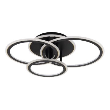 Zuma Line - Plafón LED regulable LED/55W/230V 3000-6000K negro + control remoto