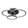 Zuma Line - Plafón LED regulable LED/55W/230V 3000-6000K negro + control remoto