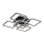 Zuma Line - Plafón LED regulable LED/55W/230V 3000-6000K negro + control remoto