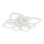Zuma Line - Plafón LED regulable LED/75W/230V 3000-6000K blanco + control remoto