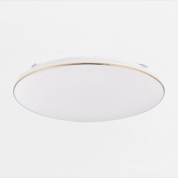 Zuma Line - Plafón LED regulable OMAR LED/48W/230V diá. 53 cm dorado