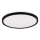 Zuma Line - Plafón LED RGBW regulable LED/32W/230V + LED/8W 3000-6000K negro + control remoto