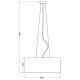 Zuma Line - Lámpara de araña de cable 4xE27/60W/230V negro