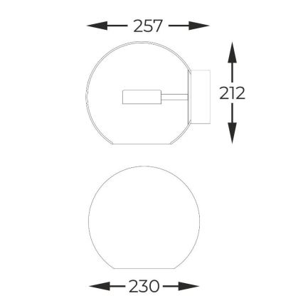 Zuma Line - Aplique LED LED/5W/230V cromo brillante