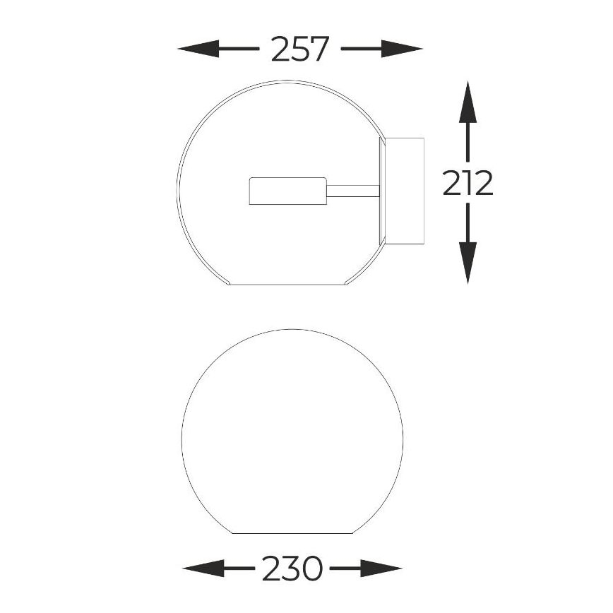 Zuma Line - Aplique LED LED/5W/230V dorado